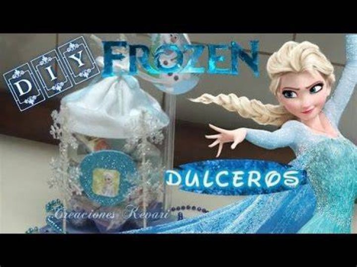 Dulcero o Bolso de CD de frozen (material reciclado)/ Frozen's Elsa Candy Bag
