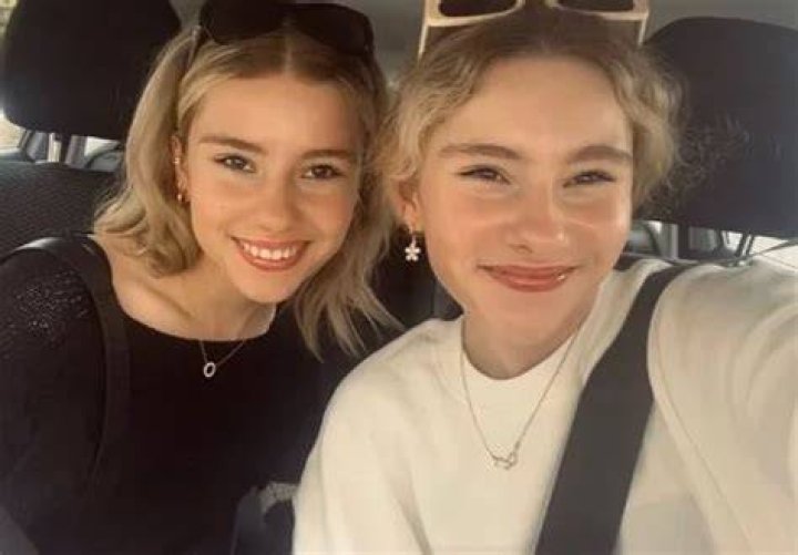 Rorie Buckey with her twin sister Rorie Buckey with her twin sister