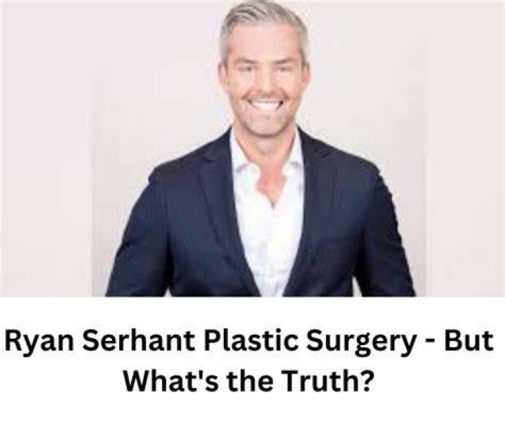 Ryan Serhant Plastic Surgery